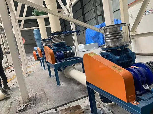 山东枣庄某公司 用于石粉输送系统